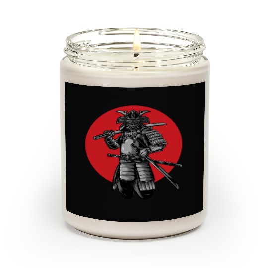 japanese samurai warrior Scented Candles