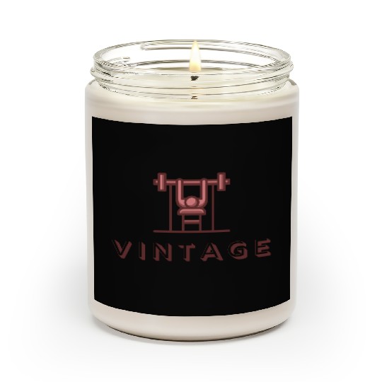 vintage gym Scented Candles