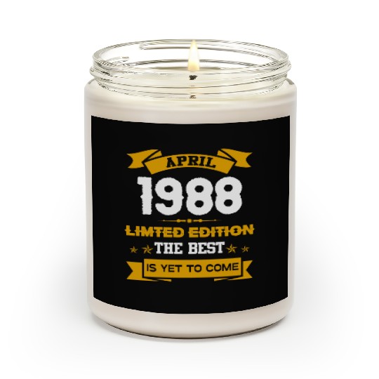 April 1988 Birthday Surprise Scented Candles