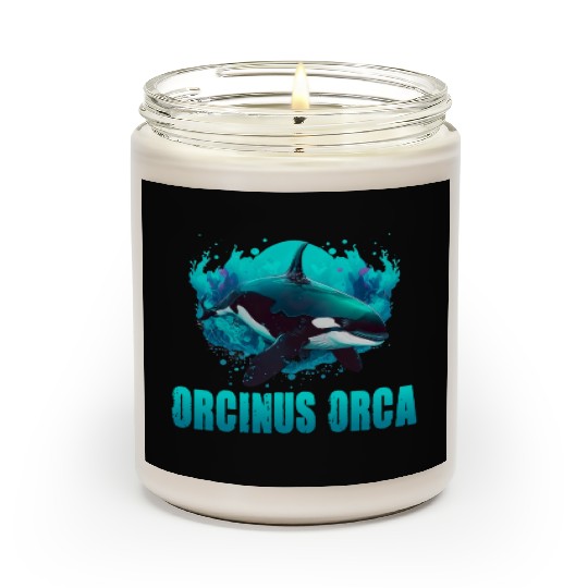 ORCINUS ORCA for a Science Biologist Whale Lover Scented Candles