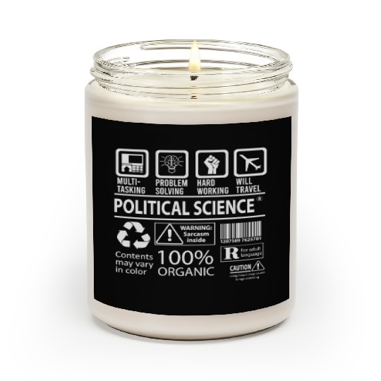 Political Science Scented Candles - Multitasking Job Gift