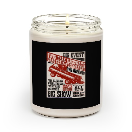 vintage, hot, rod, Classic, Racing, auto, automot Scented Candles