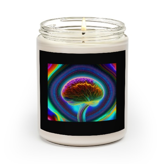 Electric Mind - Psychedelic Brain Scented Candles 2