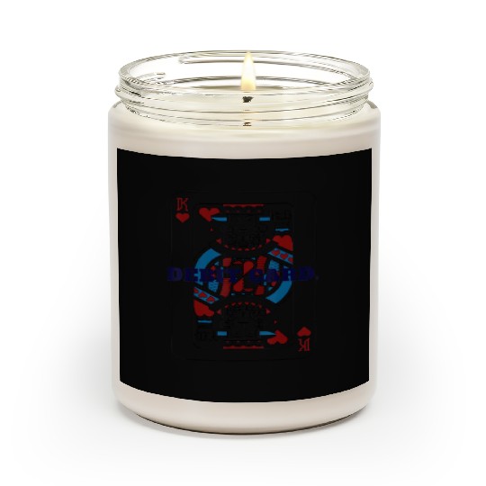 DEBIT CARD King of Hearts Playing Card Scented Candles