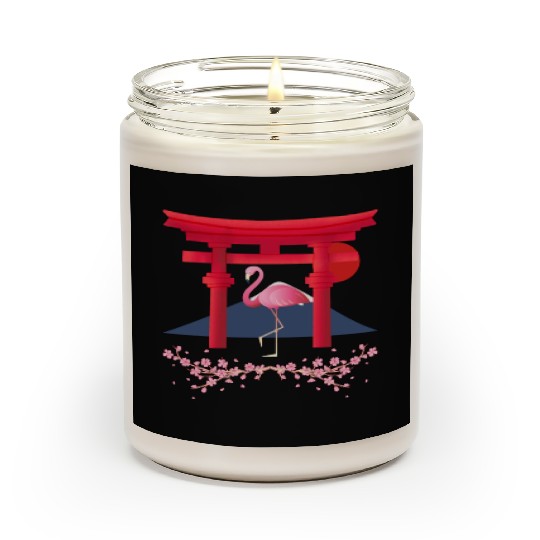 Japanese flamingo Scented Candles