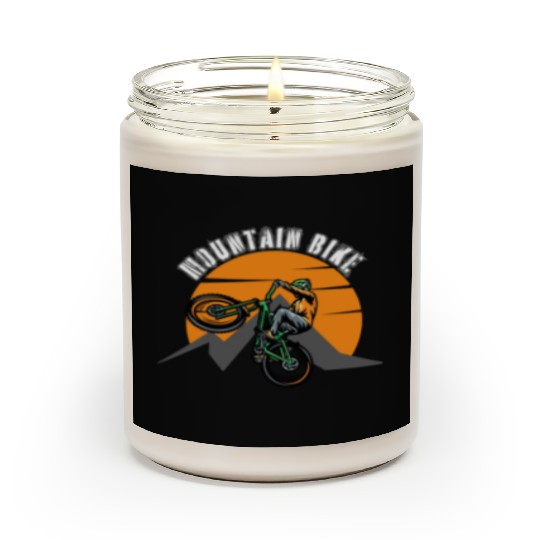 mountain,motorcycle,trail bike Scented Candles