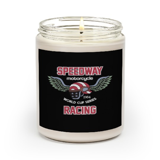 Motorcycle Bikers Racing Scented Candles