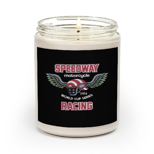 Motorcycle Bikers Racing Scented Candles