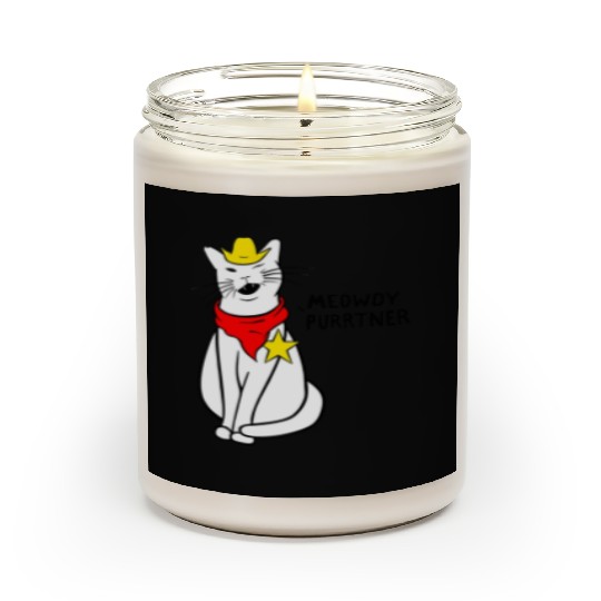 meowdy cat partner Scented Candles