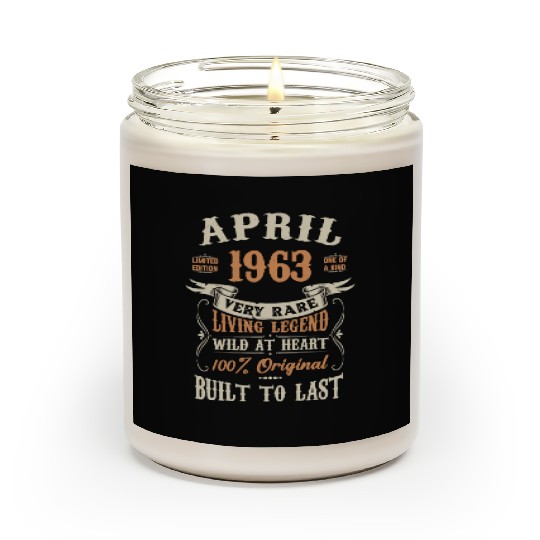 April 1963 Birthday Surprise Scented Candles
