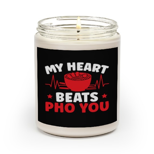 My Heart Beats Pho You Vietnamese Noodles Food Scented Candles