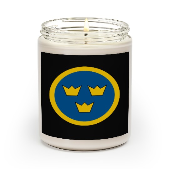 Swedish Air Force Current Emblem Scented Candles