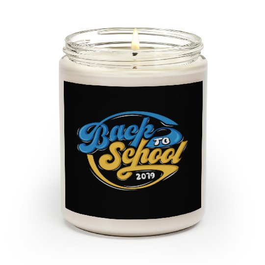 Back To School Slogan Scented Candles