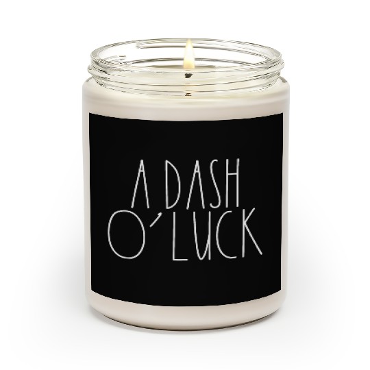 A Dash O' Luck White Rae Dunn Inspired Minimalist Scented Candles