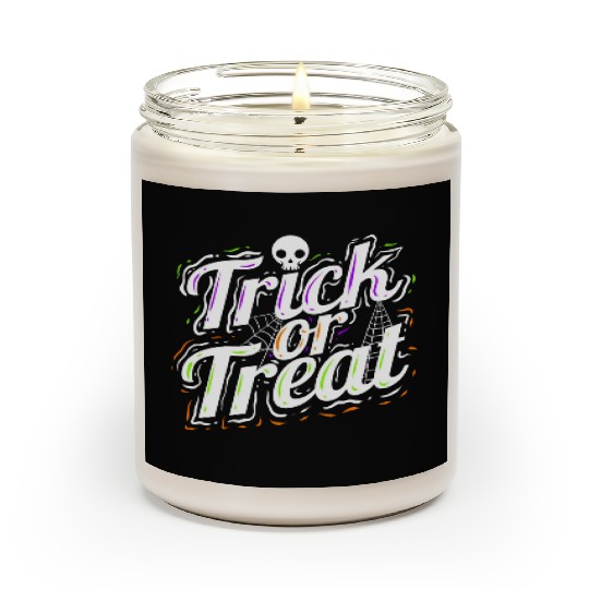 Trick Or Treat Spiderweb Halloween Scented Candles