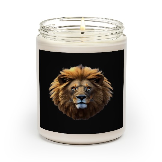 Lion, lion head Scented Candles
