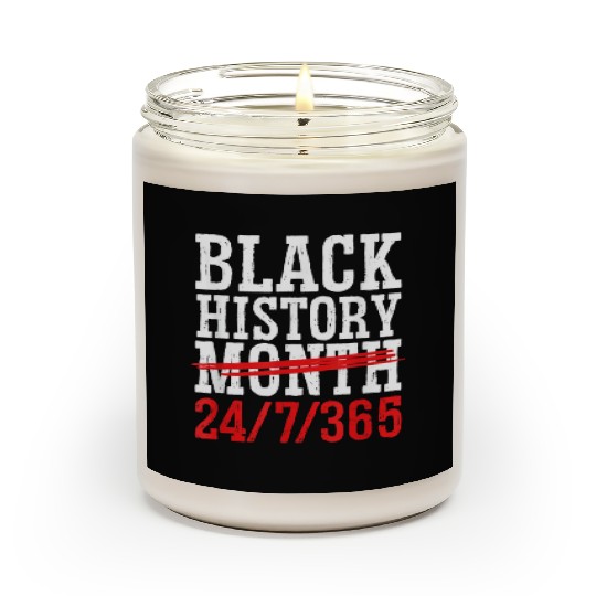 Black History Month 365 Days African American Peo Scented Candles