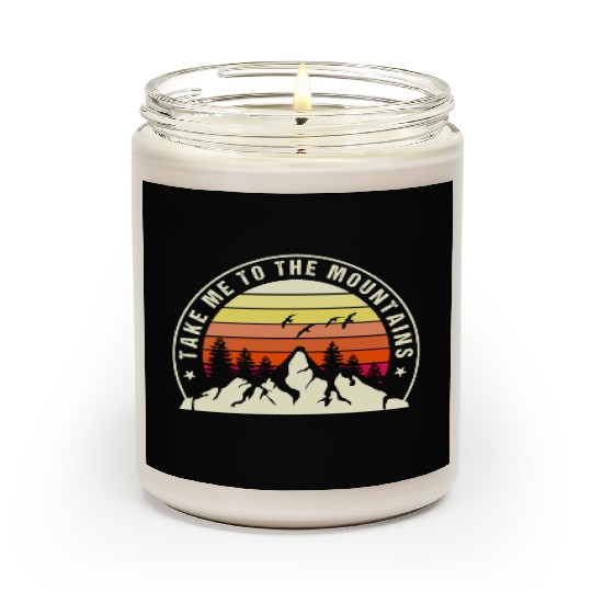 Take A Hike Mountain Scented Candles