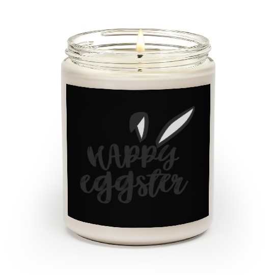 Happy Easter Bunny Rabbit Ears Funny Easter Day Wo Scented Candles