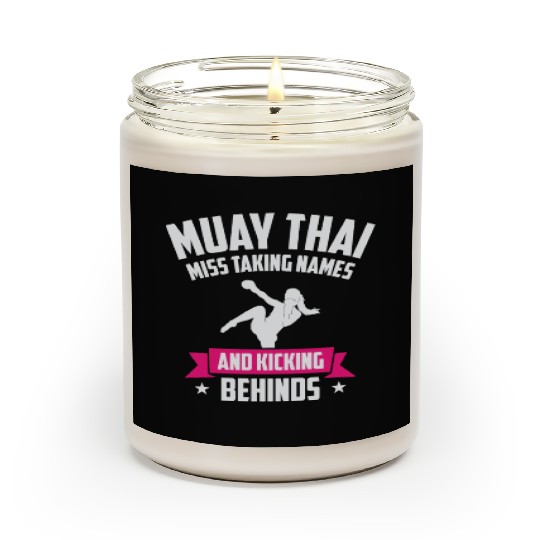 International Women's Day Muay Thai Girl Power Scented Candles