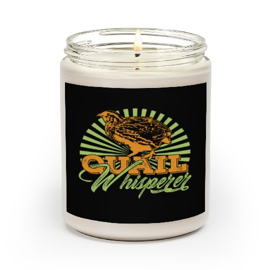 Quail Whisperer Farmer Farming Gift Scented Candles