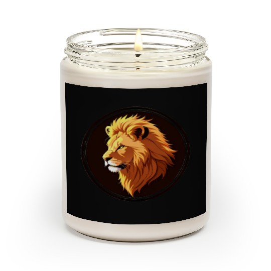 Lion logo Scented Candles