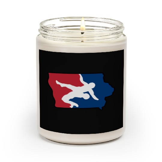 Iowa Wrestling Scented Candles