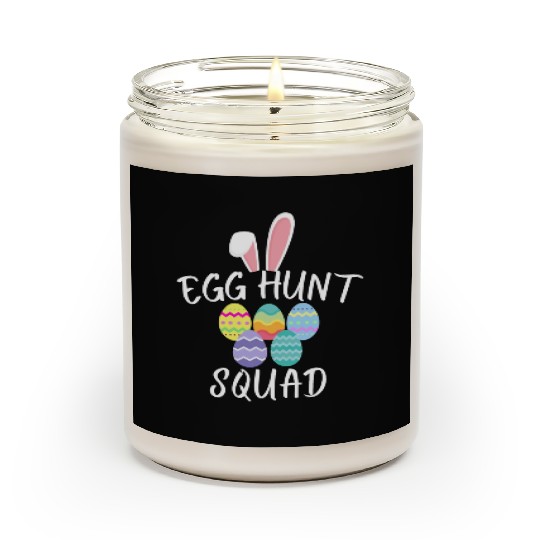 Egg Hunt Squad 2023 Funny Easter Day 2023 Egg Hunt Scented Candles