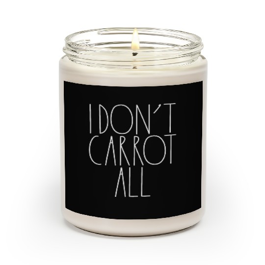 I Don't Carrot All White Rae Dunn Inspired Decor Scented Candles