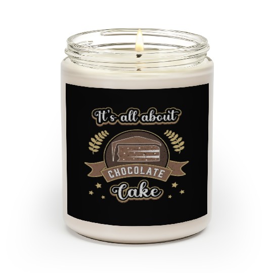 Chocolate Cake Day Dessert Sweet Delicious Scented Candles