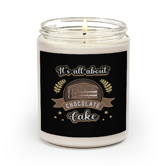 Chocolate Cake Day Dessert Sweet Delicious Scented Candles