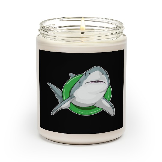 Shark Swimming Lifebuoy Scented Candles