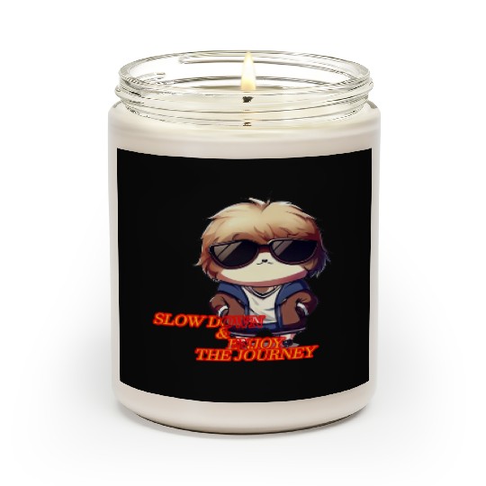 Cool Sloth "Slow down and enjoy the journey" Scented Candles