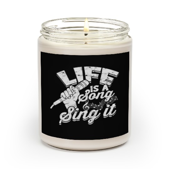 Life is a song, sing it - Music Scented Candles