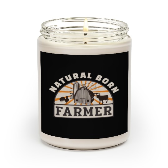 Natural Born Farmer Funny Farmer Scented Candles