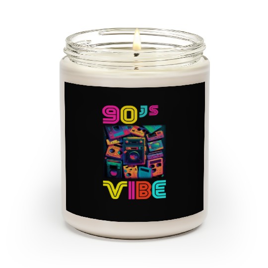 90s Vibe - I Love The 90s - Retro 90s Neon Scented Candles