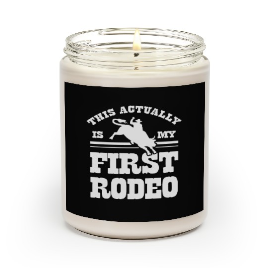 Bull Rider Bull Riding Western Rodeo Cowboy Lover Scented Candles