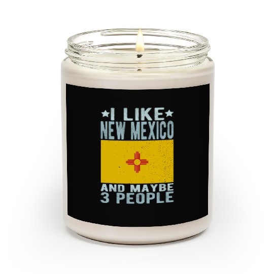 New Mexico Flag US State Scented Candles