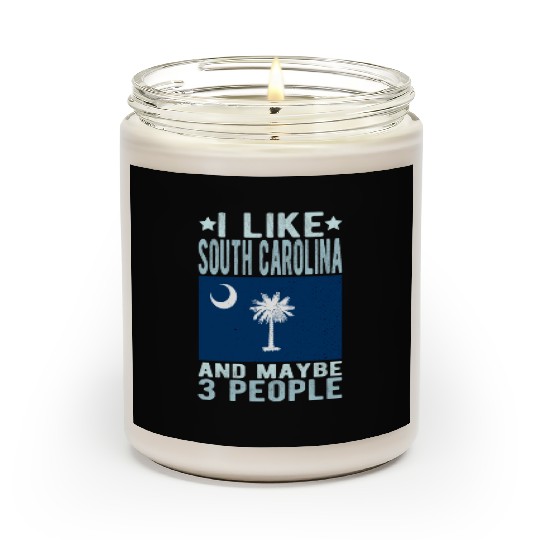 South Carolina Flag US State Scented Candles