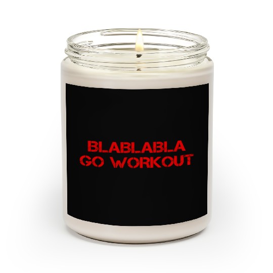 Blablabla Go Workout 4 Scented Candles