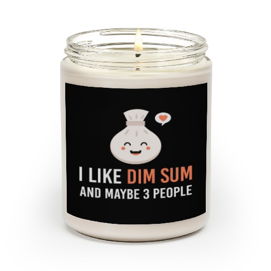 i like dim sum and maybe 3 people Yum Cha Dumpling Scented Candles