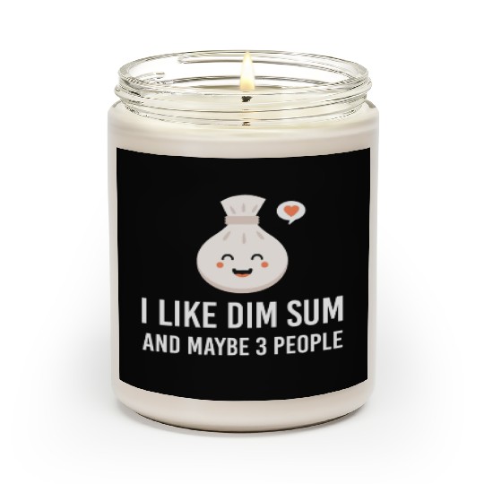 i like dim sum and maybe 3 people Yum Cha Dumpling Scented Candles