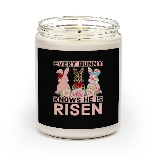 Funny Easter Jesus, Every Bunny Knows He Is Risen Scented Candles
