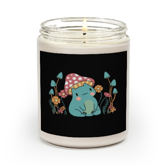 Cottagecore Mushroom Aesthetic Nature Conservation Scented Candles