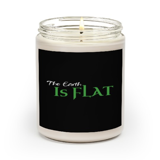 Flat Earth Green Scented Candles