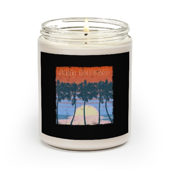San Diego Beach Family Vacation Keepsake Scented Candles