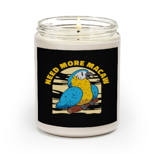 Macaw Parrot Lover Nature Zoo Animal Pet Scented Candles