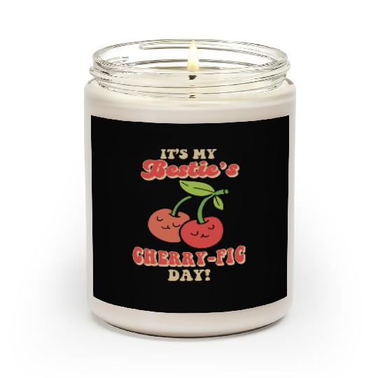 Cherry Birthday Greeting Fruit Lover Bestfriend Scented Candles