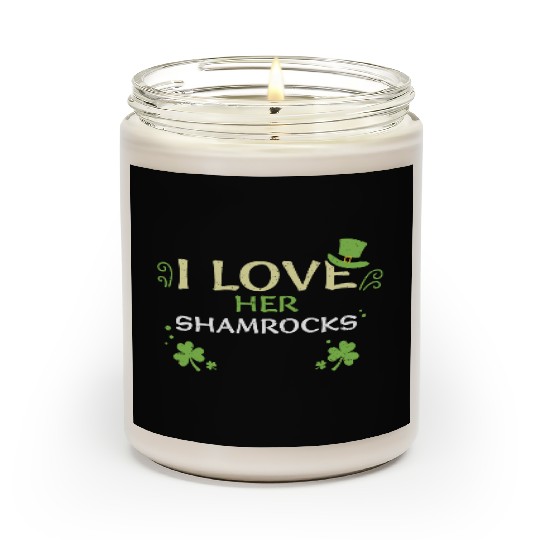 I Love Her Shamrocks Scented Candles