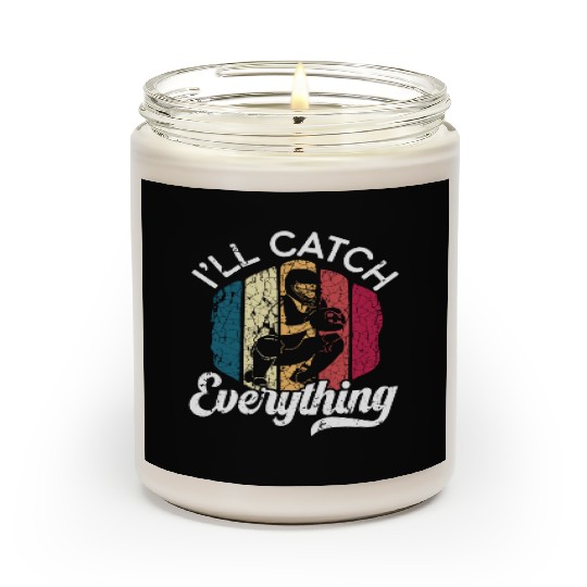 Baseball Lover Baseball Player Baseball Catcher Scented Candles